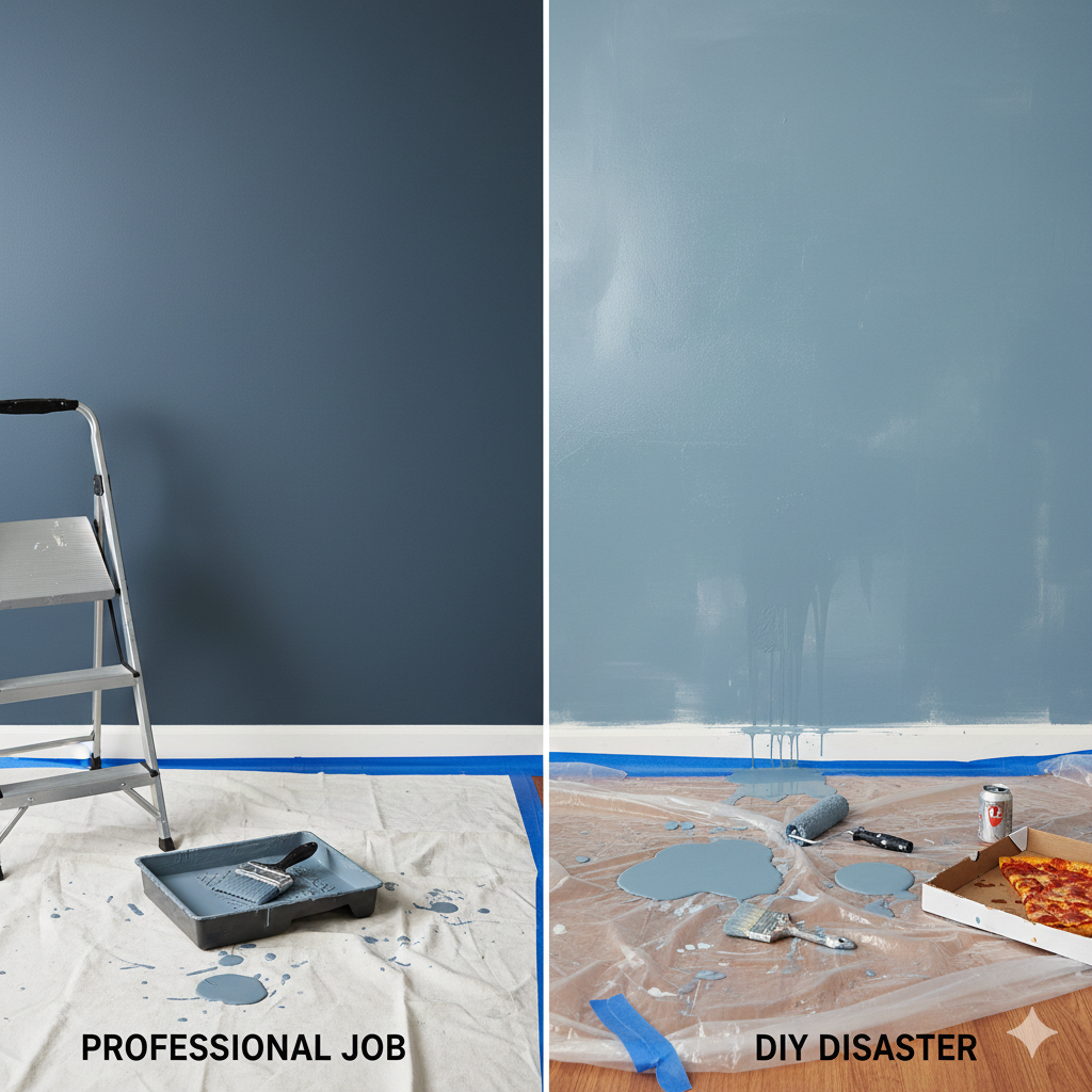 Professional Painters vs DIY Which Option Is Best