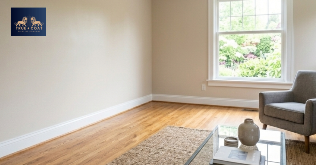 Interior painting of house