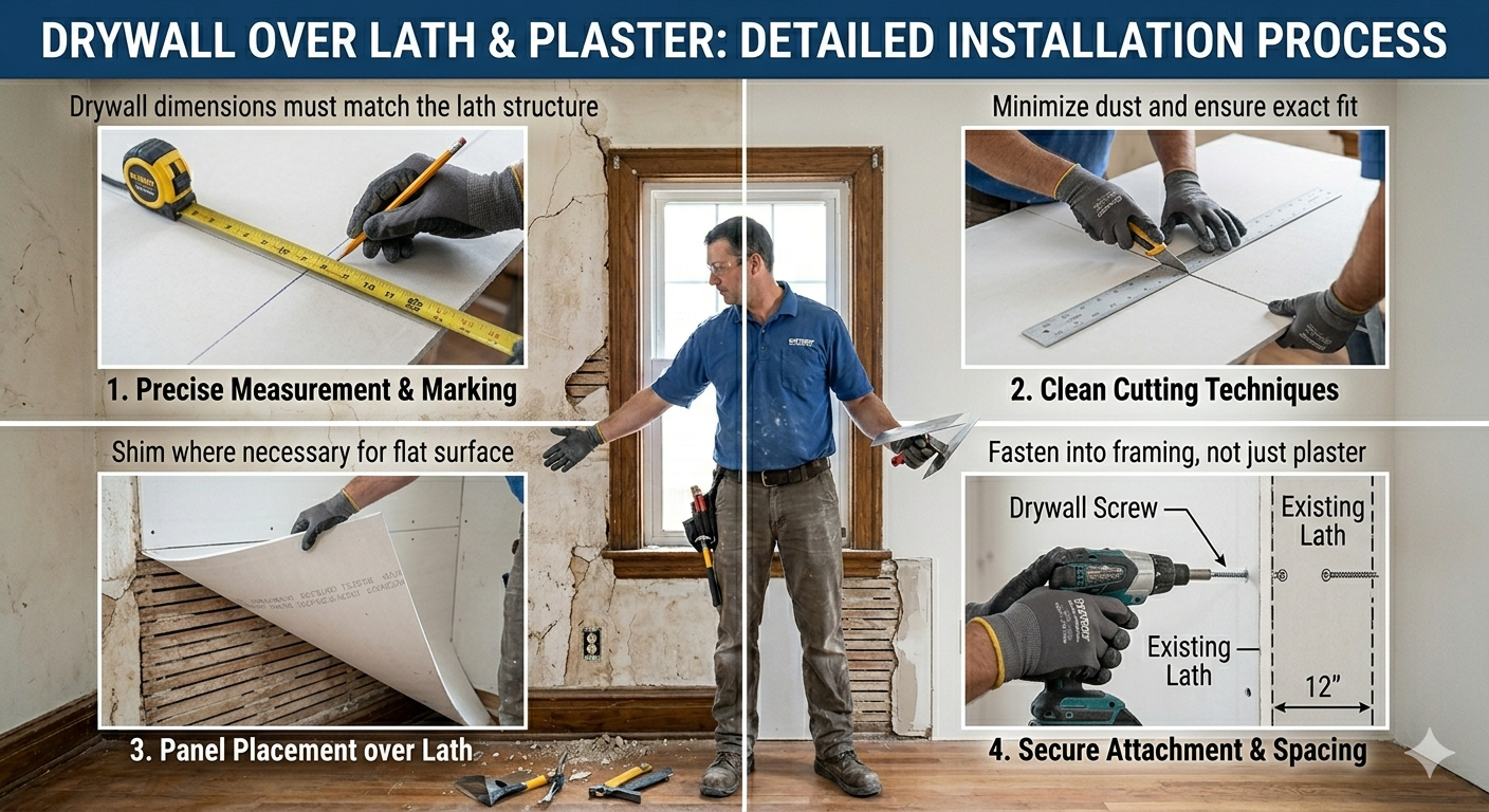 When Should You Install Drywall Over Plaster