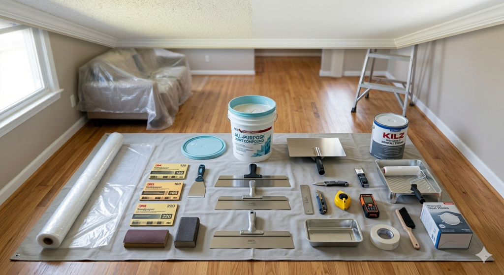 Skim Coat a Ceiling