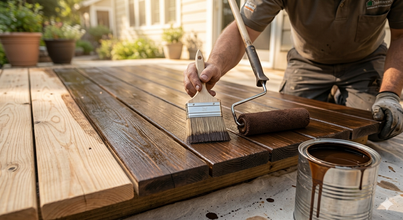 deck stain oil