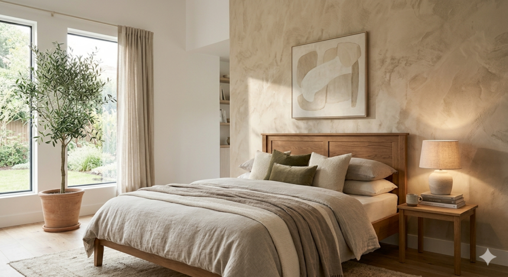 Limewash Accent Wall