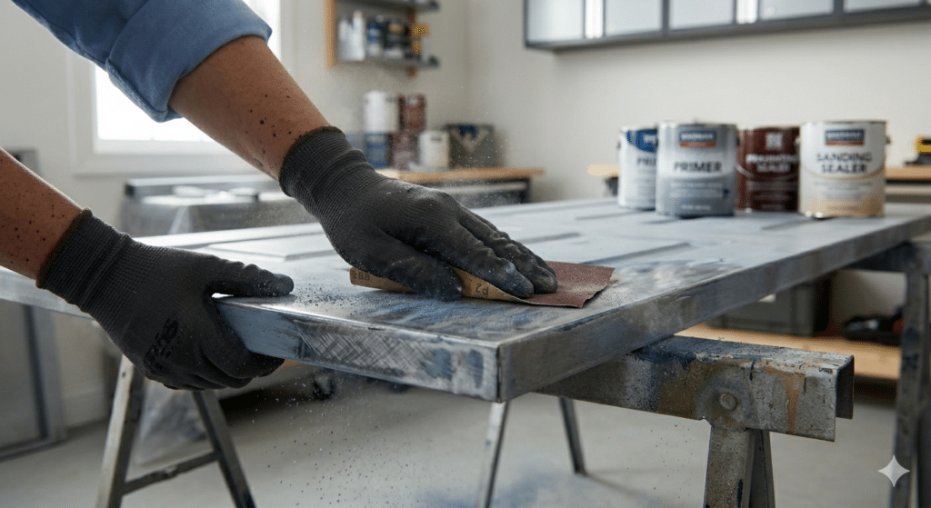 How Do You Go About Painting a Metal Door the Right Way?