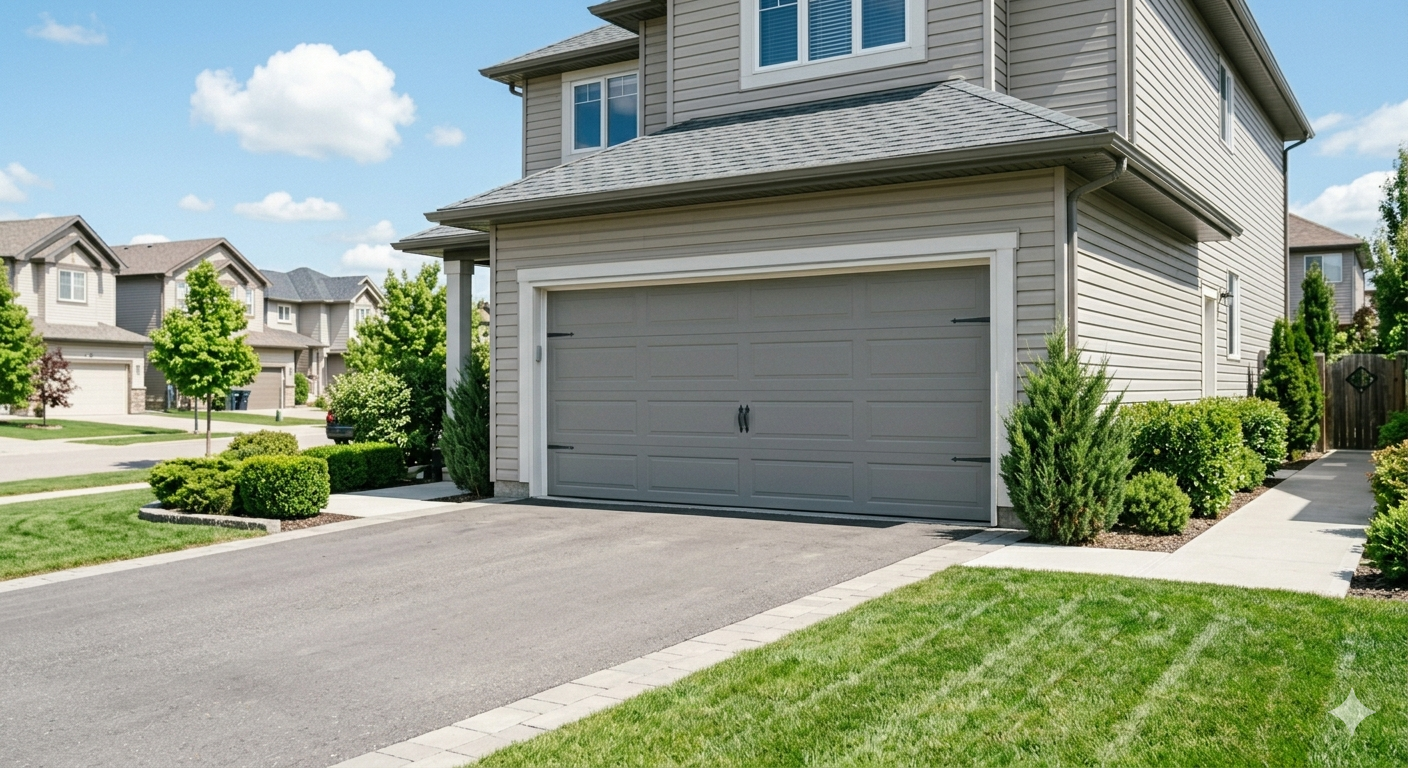 Painting a Garage Door