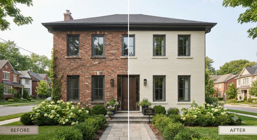 Exterior Paint for Brick